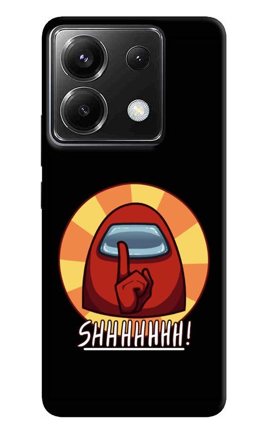 Among Us Shhh! Poco X6 Back Cover