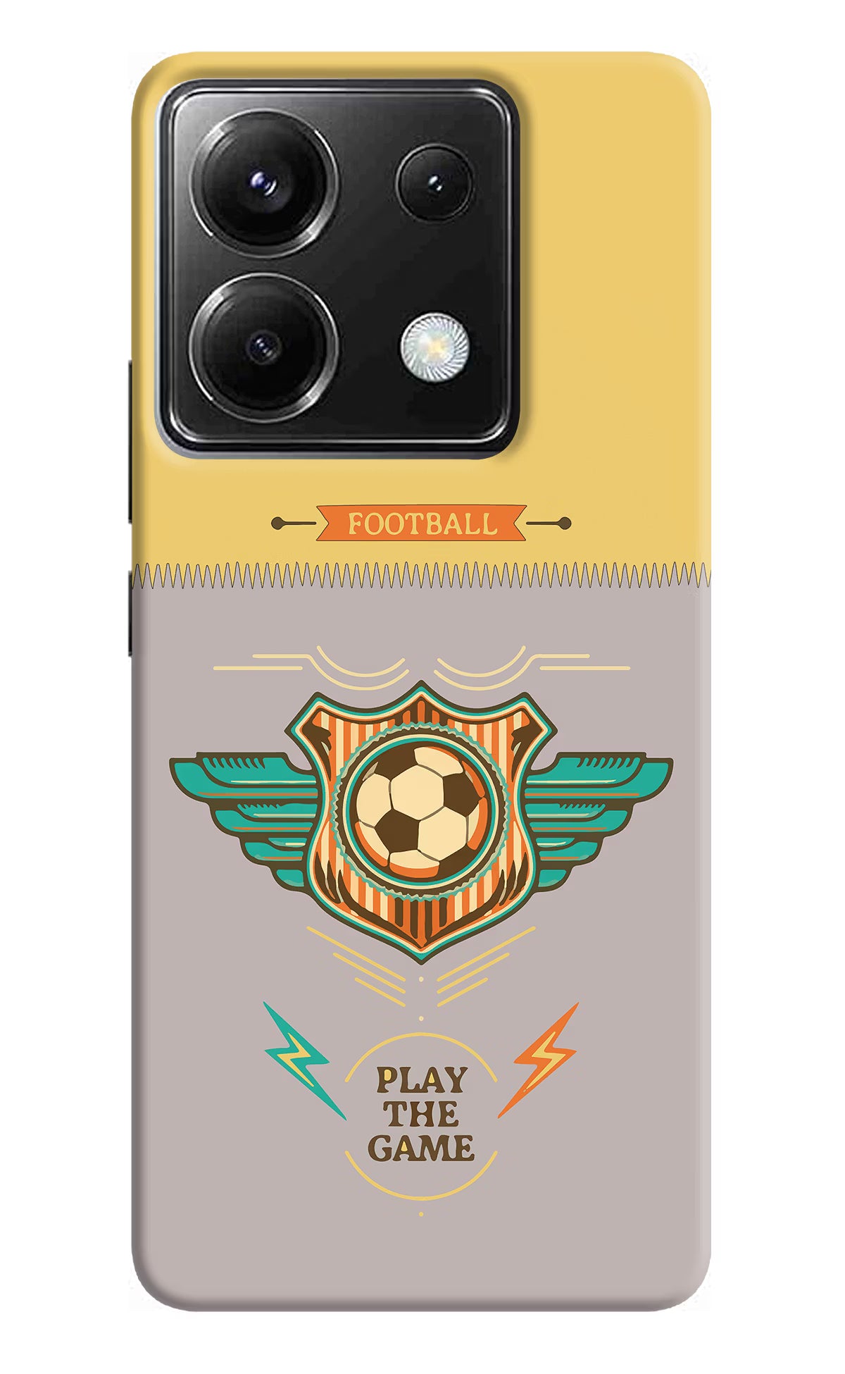 Football Poco X6 Back Cover