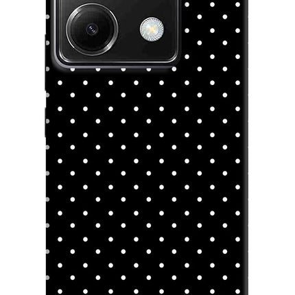 White Dots Poco X6 Hard Case Back Cover by Casekaro