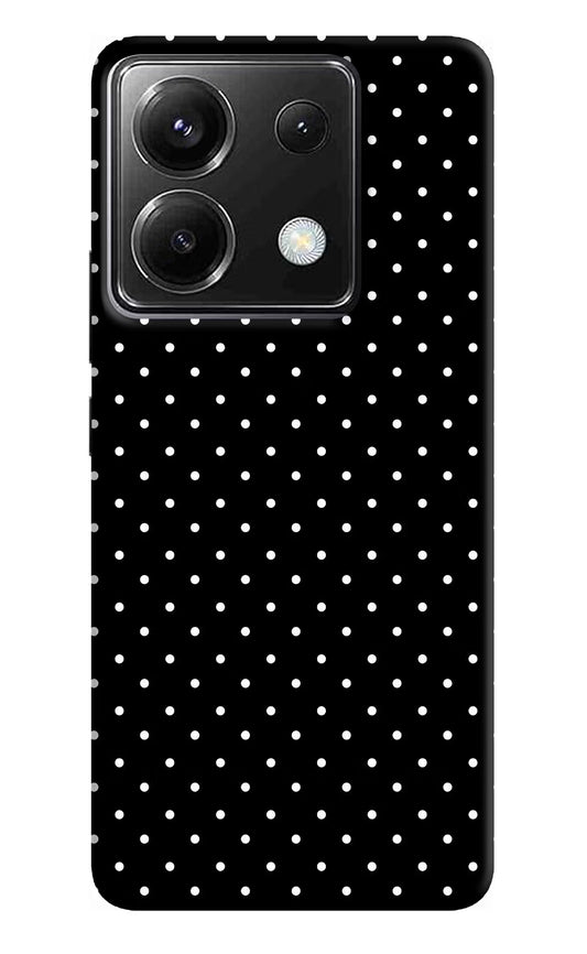 White Dots Poco X6 Back Cover