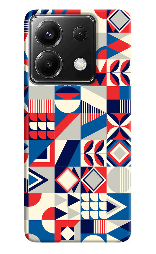 Colorful Pattern Poco X6 Back Cover