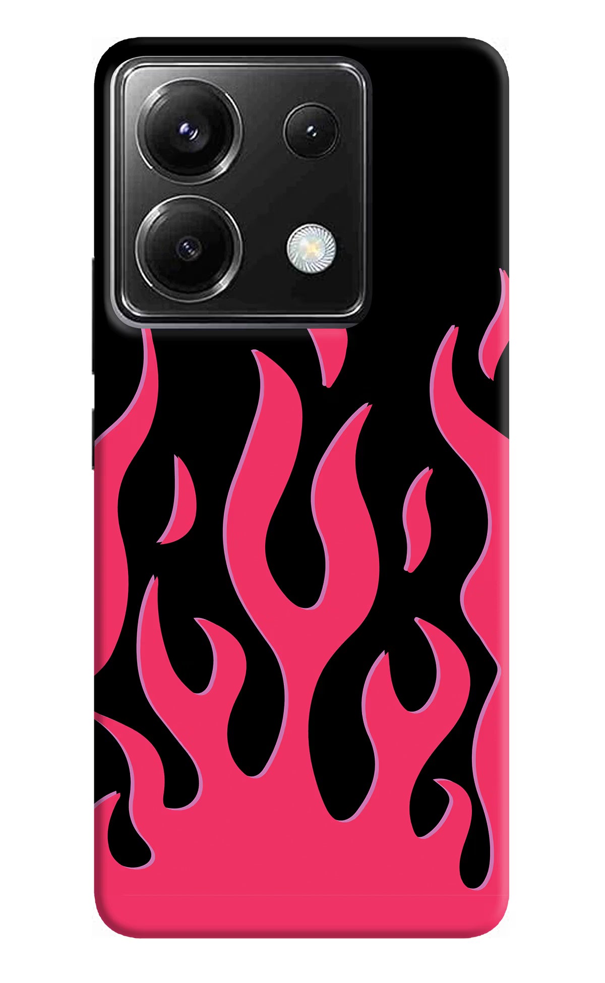 Fire Flames Poco X6 Back Cover