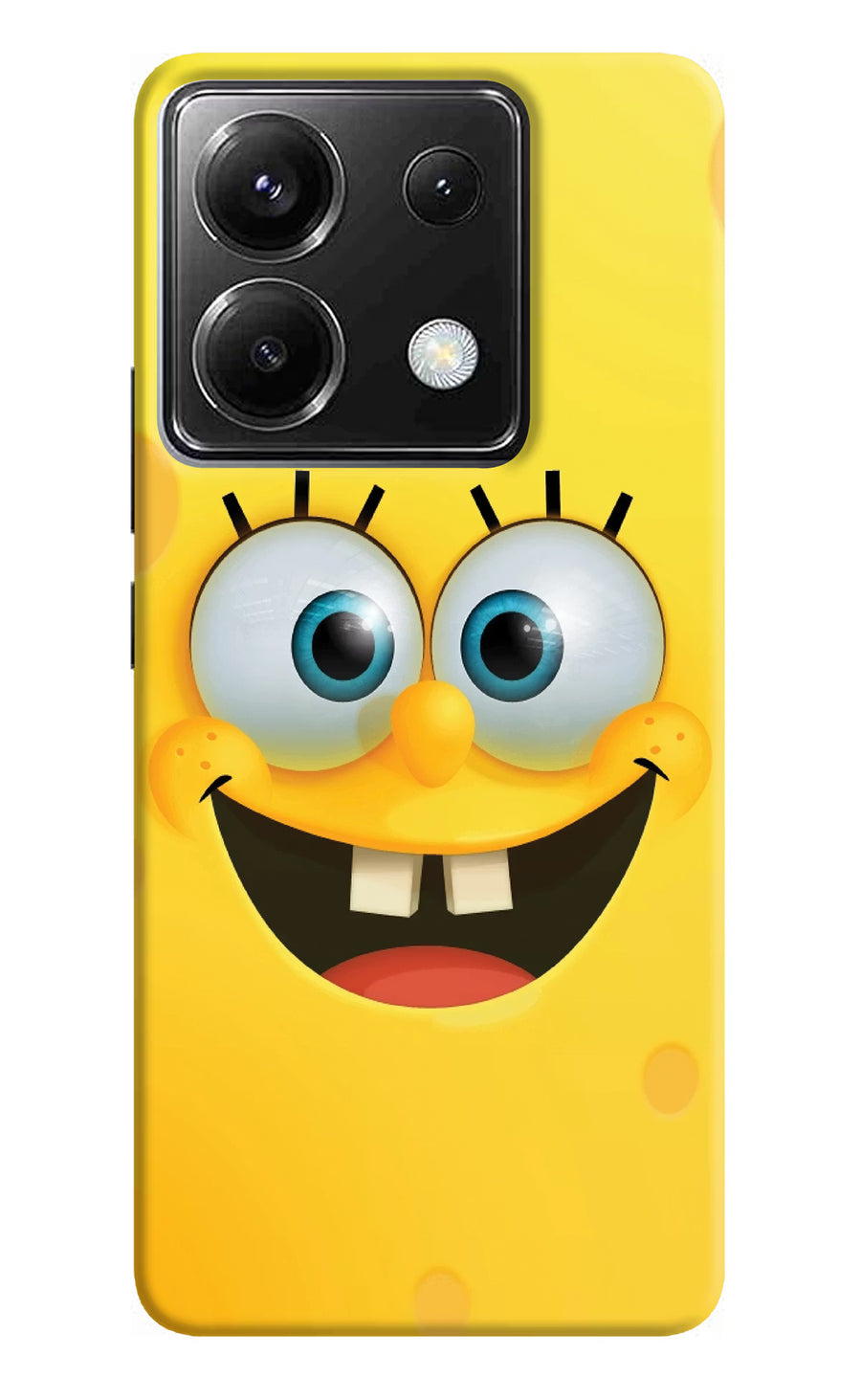 Sponge 1 Poco X6 Back Cover, Hard case