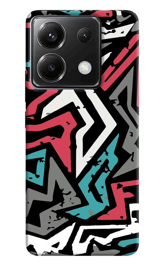 Geometric Graffiti Poco X6 Back Cover