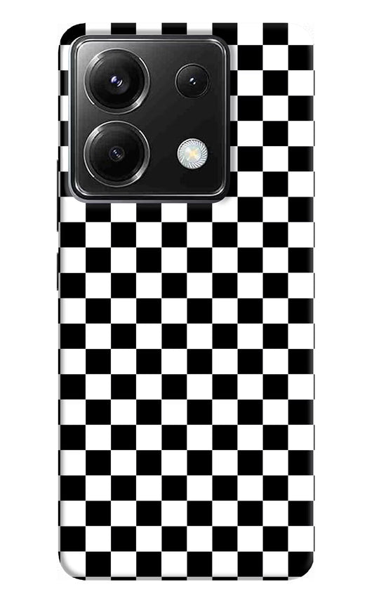 Chess Board Poco X6 Back Cover