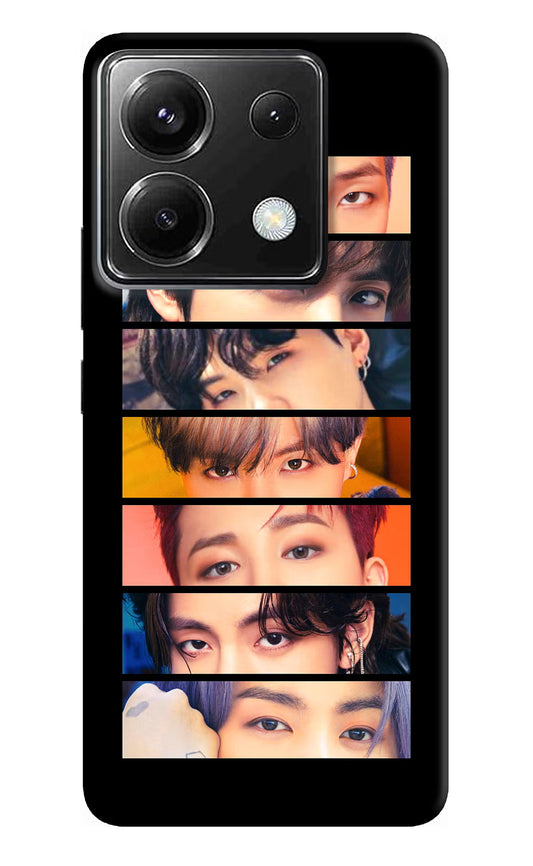 BTS Eyes Poco X6 Back Cover