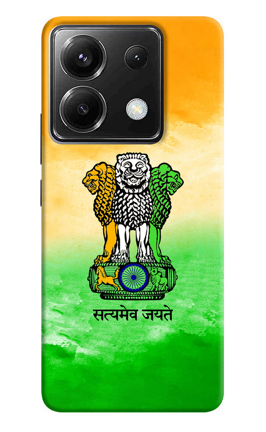 Satyamev Jayate Flag Poco X6 Back Cover