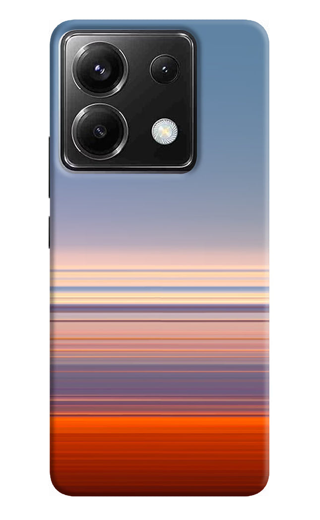 Morning Colors Poco X6 Hard Case Back Cover by Casekaro