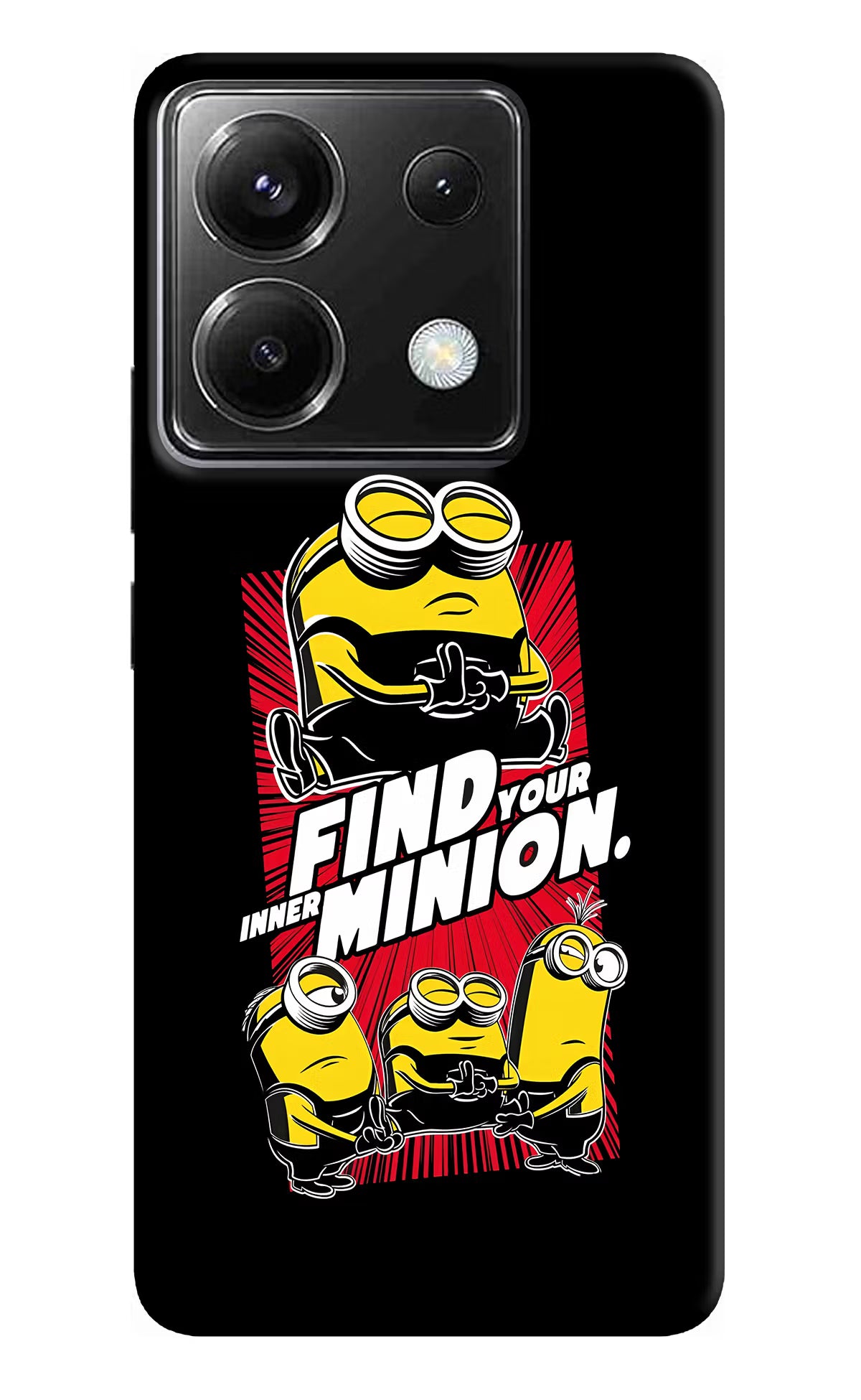 Find your inner Minion Poco X6 Back Cover