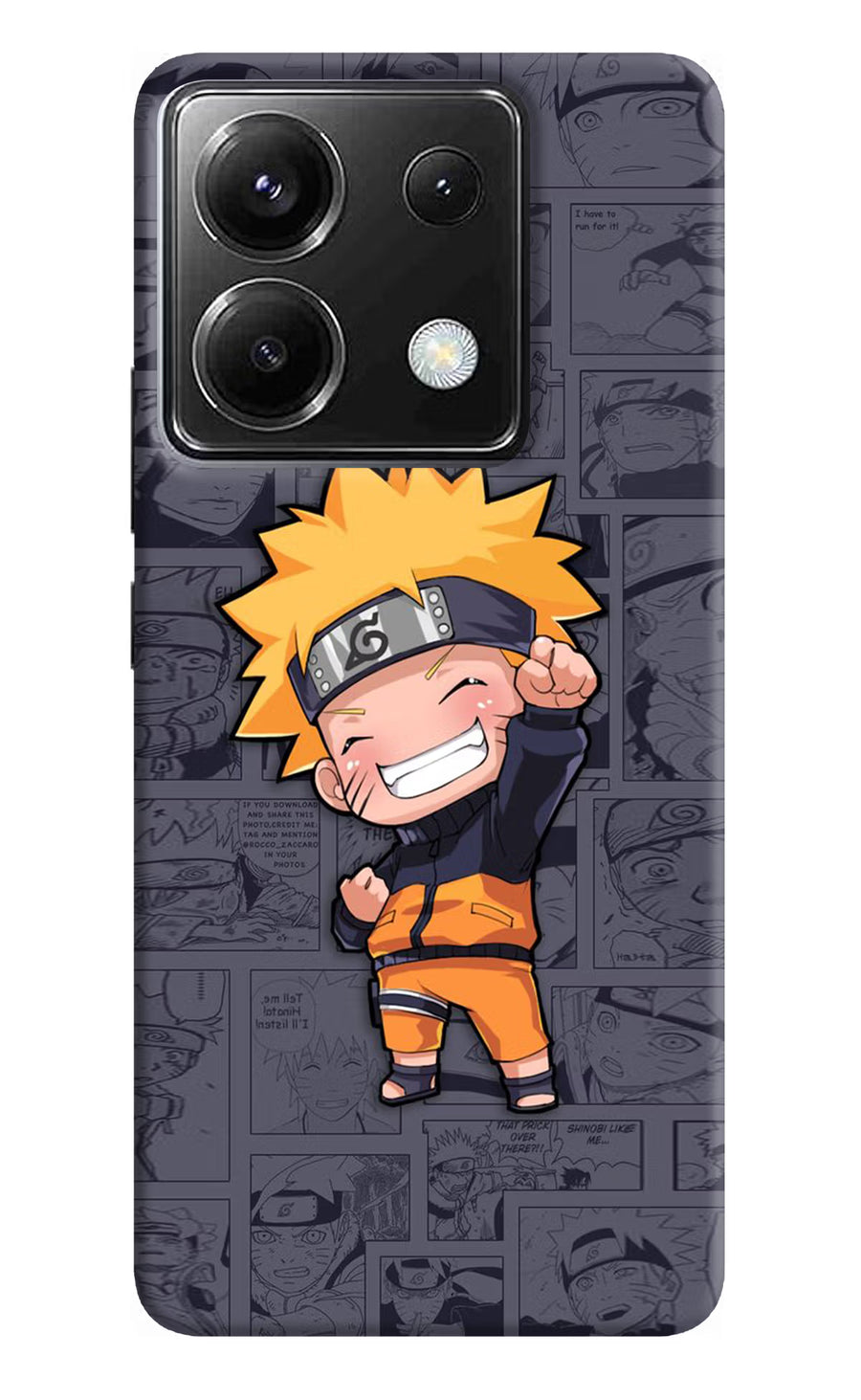 Chota Naruto Poco X6 Back Cover, Hard case