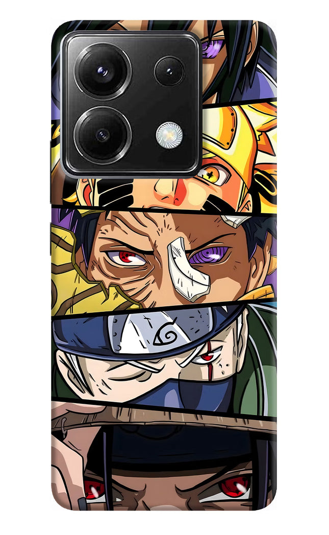 Naruto Character Poco X6 Hard Case Back Cover by Casekaro
