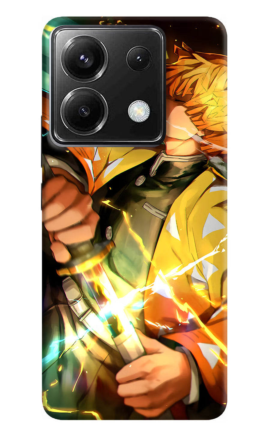 Demon Slayer Poco X6 Back Cover, Hard case