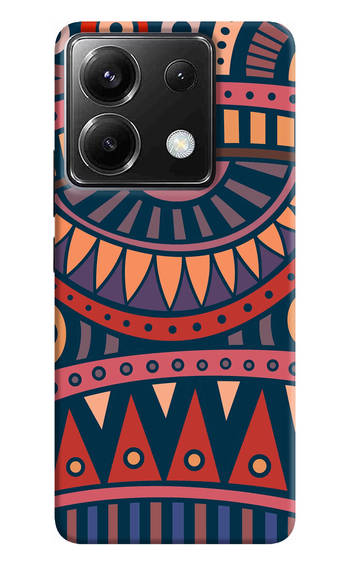 African Culture Design Poco X6 Back Cover