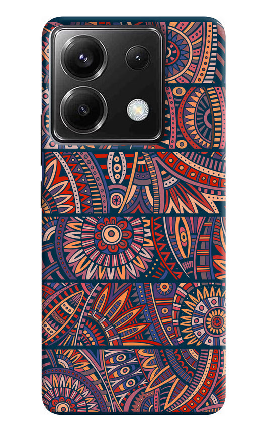 African Culture Design Poco X6 Back Cover