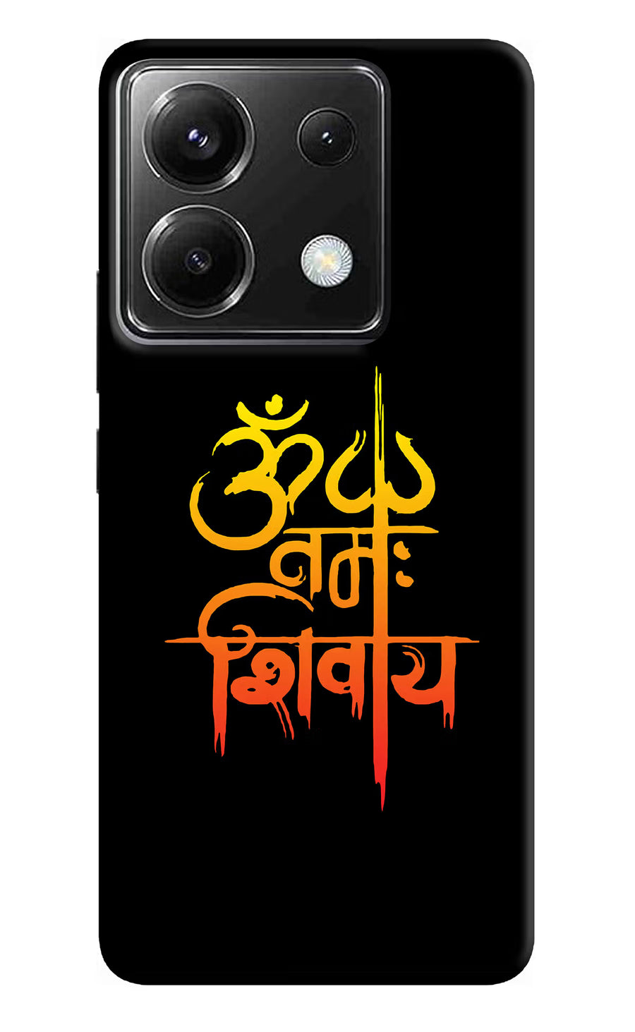 Om Namah Shivay Poco X6 Back Cover, Hard case