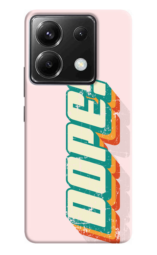 Dope Poco X6 Back Cover