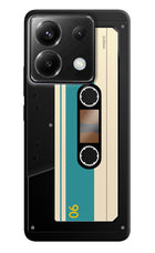 Cassette Poco X6 Hard Case Back Cover by Casekaro