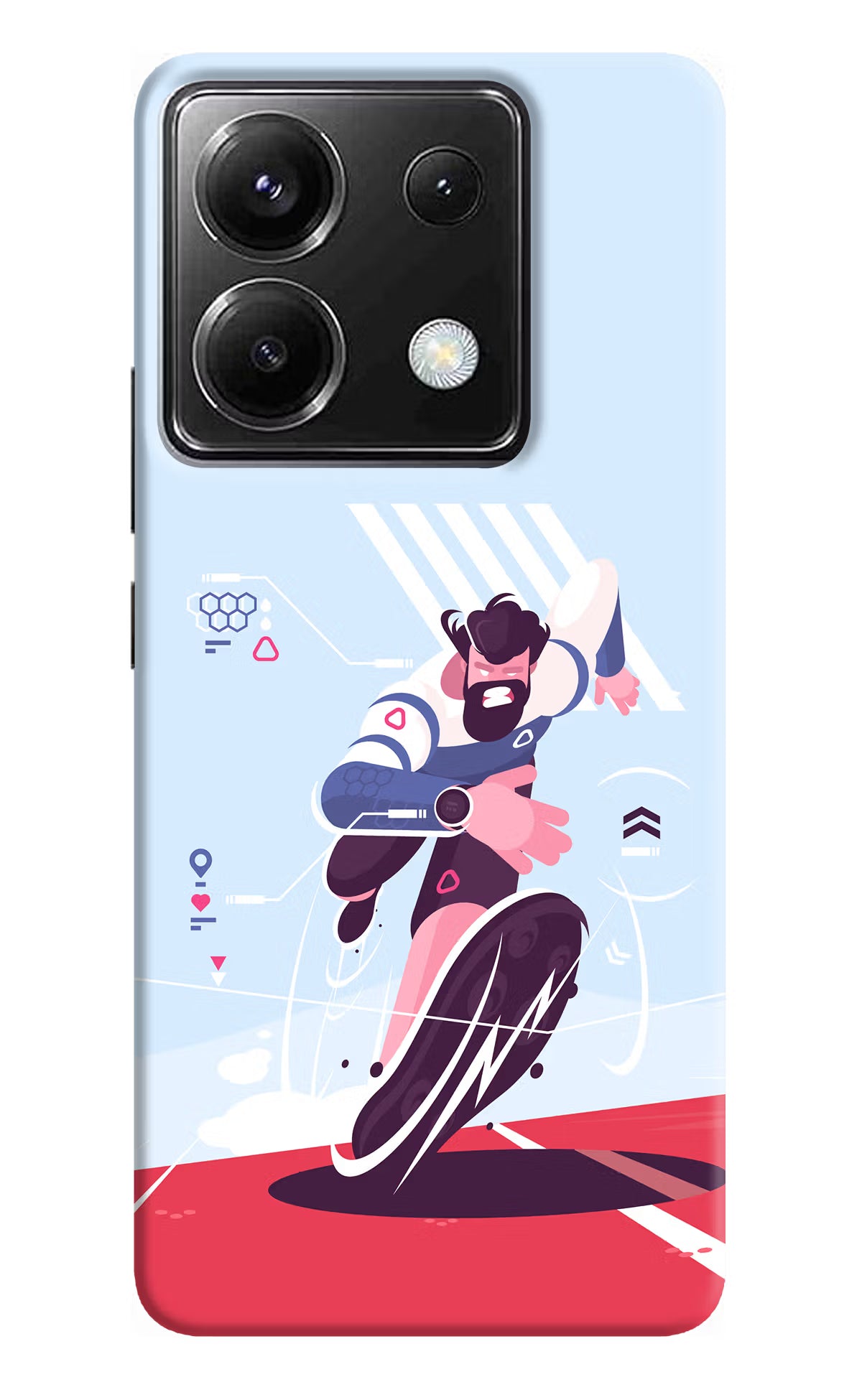 Run Pro Poco X6 Back Cover