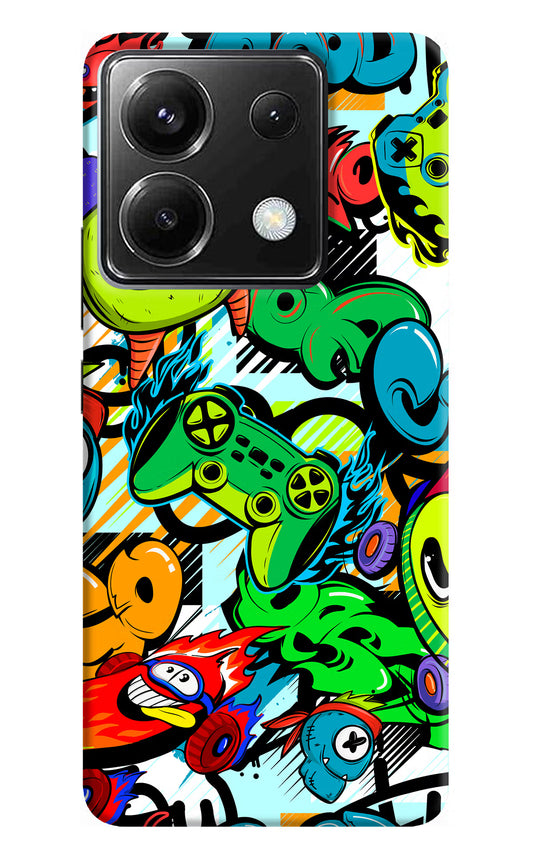 Game Doodle Poco X6 Back Cover