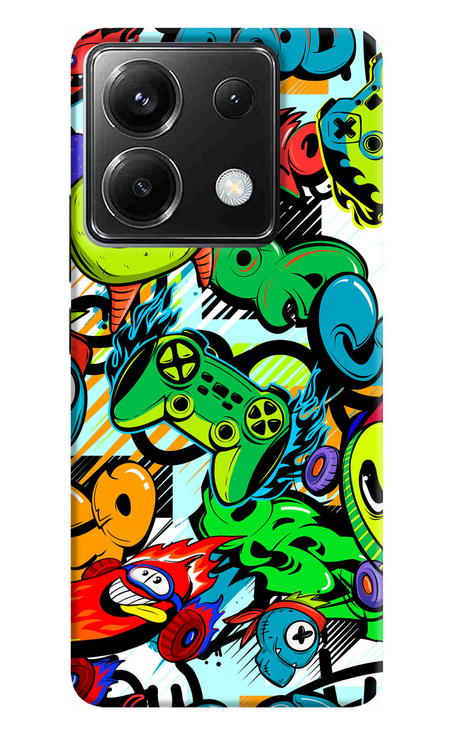 Game Doodle Poco X6 Back Cover, Hard case