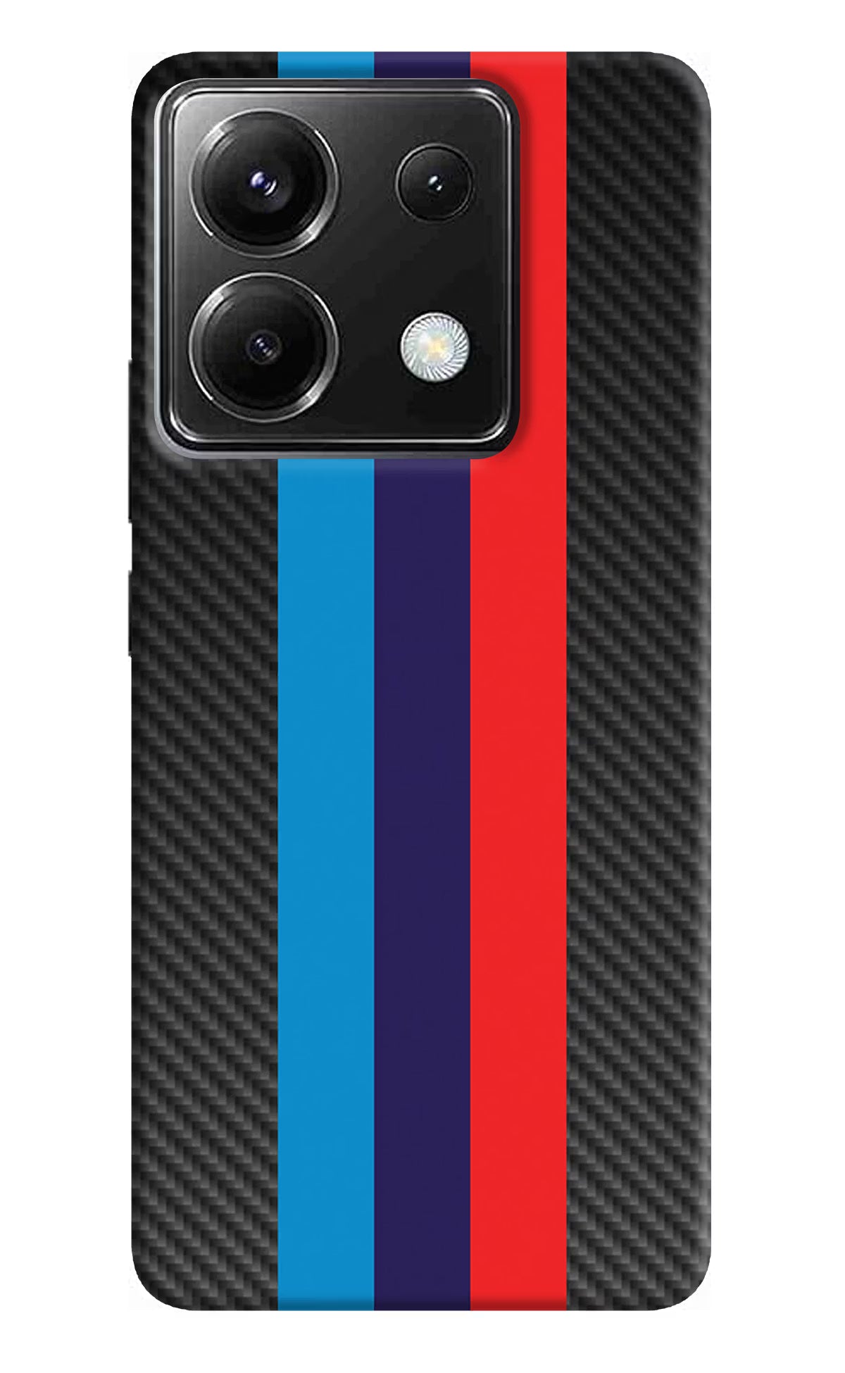 BMW Stripes Pattern Poco X6 Back Cover