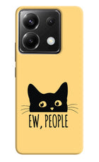 Ew People Catitude Poco X6 Hard Case Back Cover by Casekaro