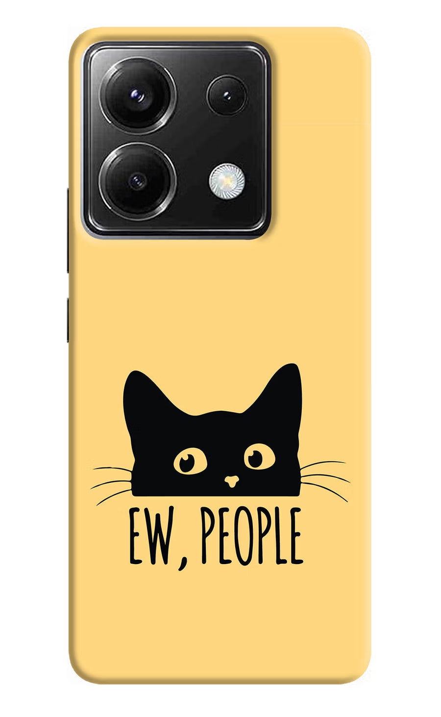 Ew People Catitude Poco X6 Back Cover, Hard case