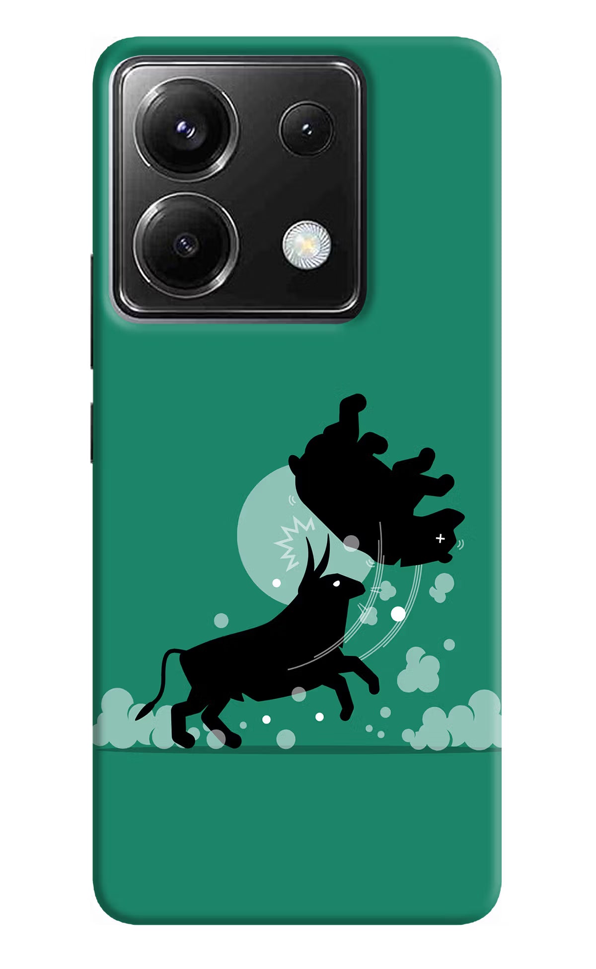 Bull Conqueror Poco X6 Back Cover