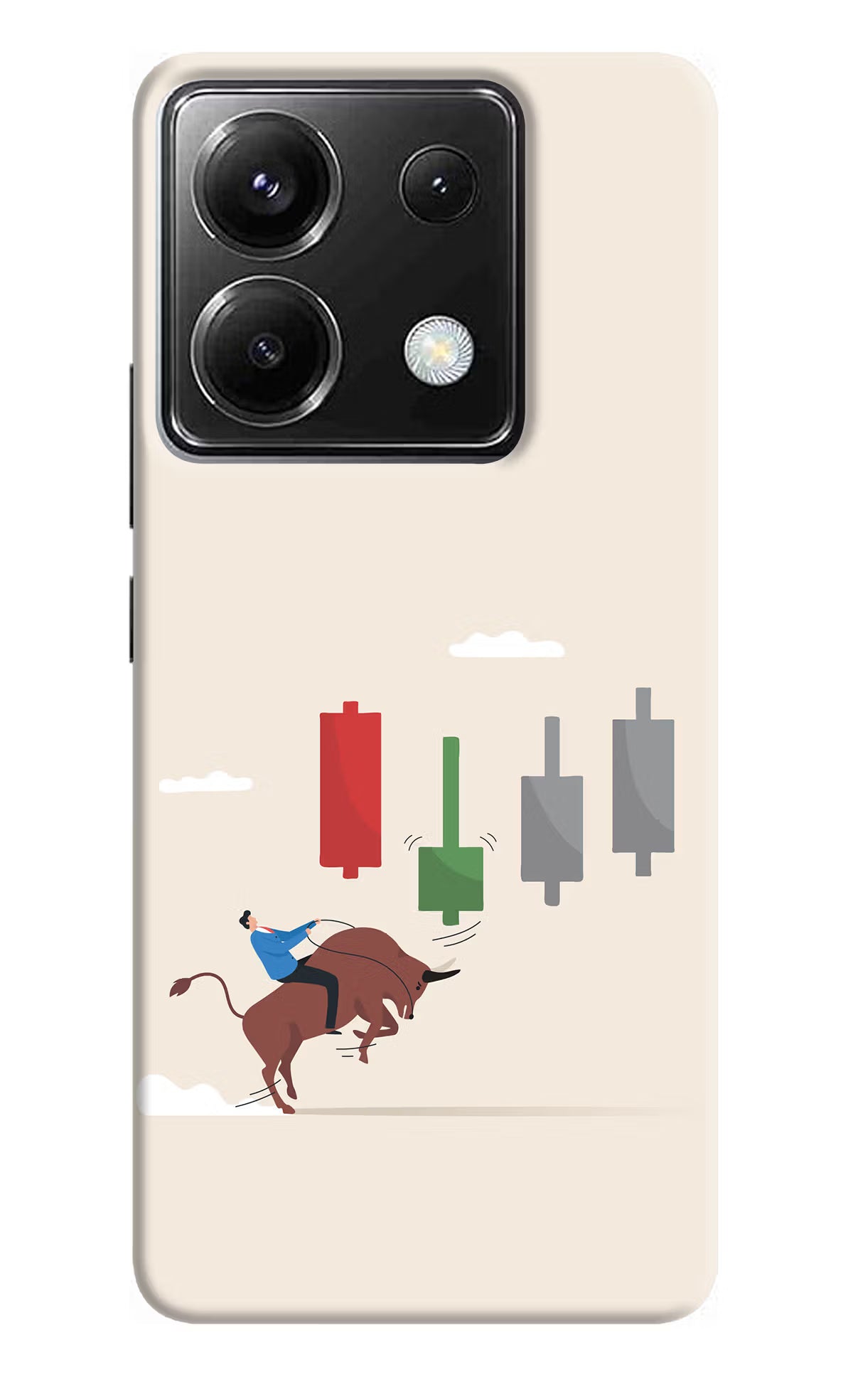 Bull Trading Momentum Poco X6 Back Cover