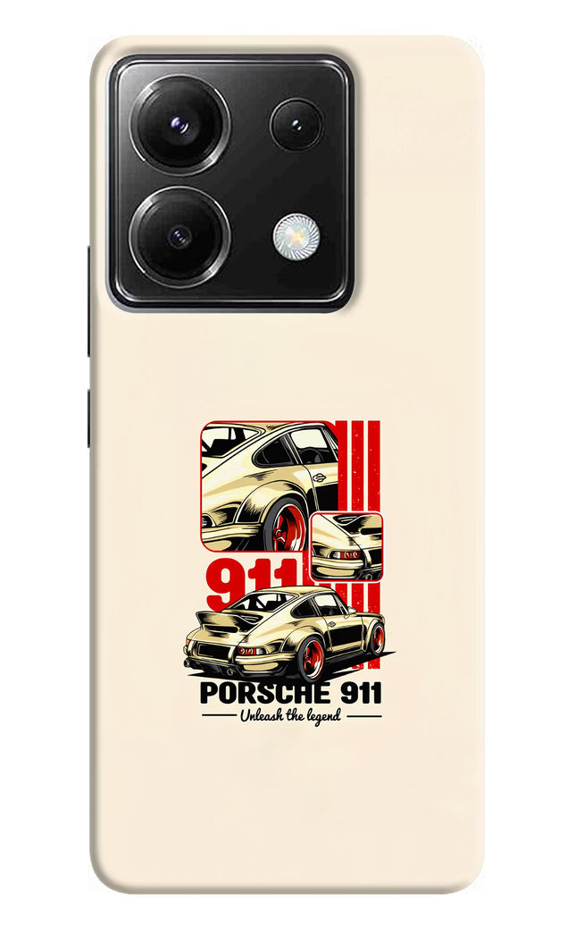 Classic Porsche 911 Poco X6 Hard Case Back Cover by Casekaro