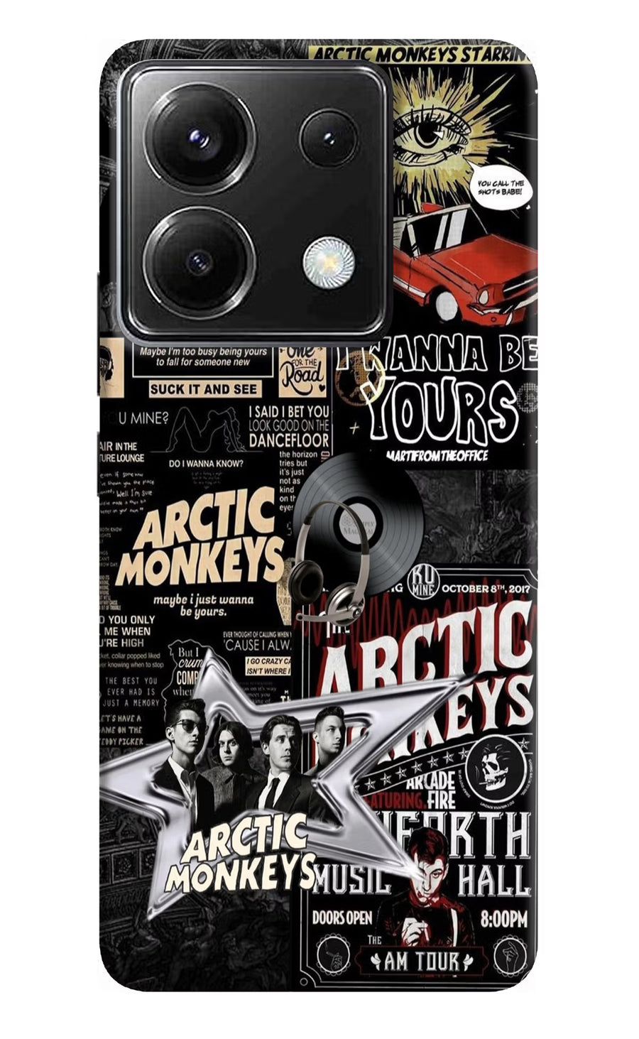 Arctic Monkeys Poco X6 Back Cover, Hard case