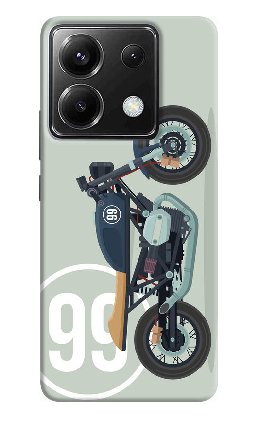 Classic Cafe Racer 99 Poco X6 Back Cover