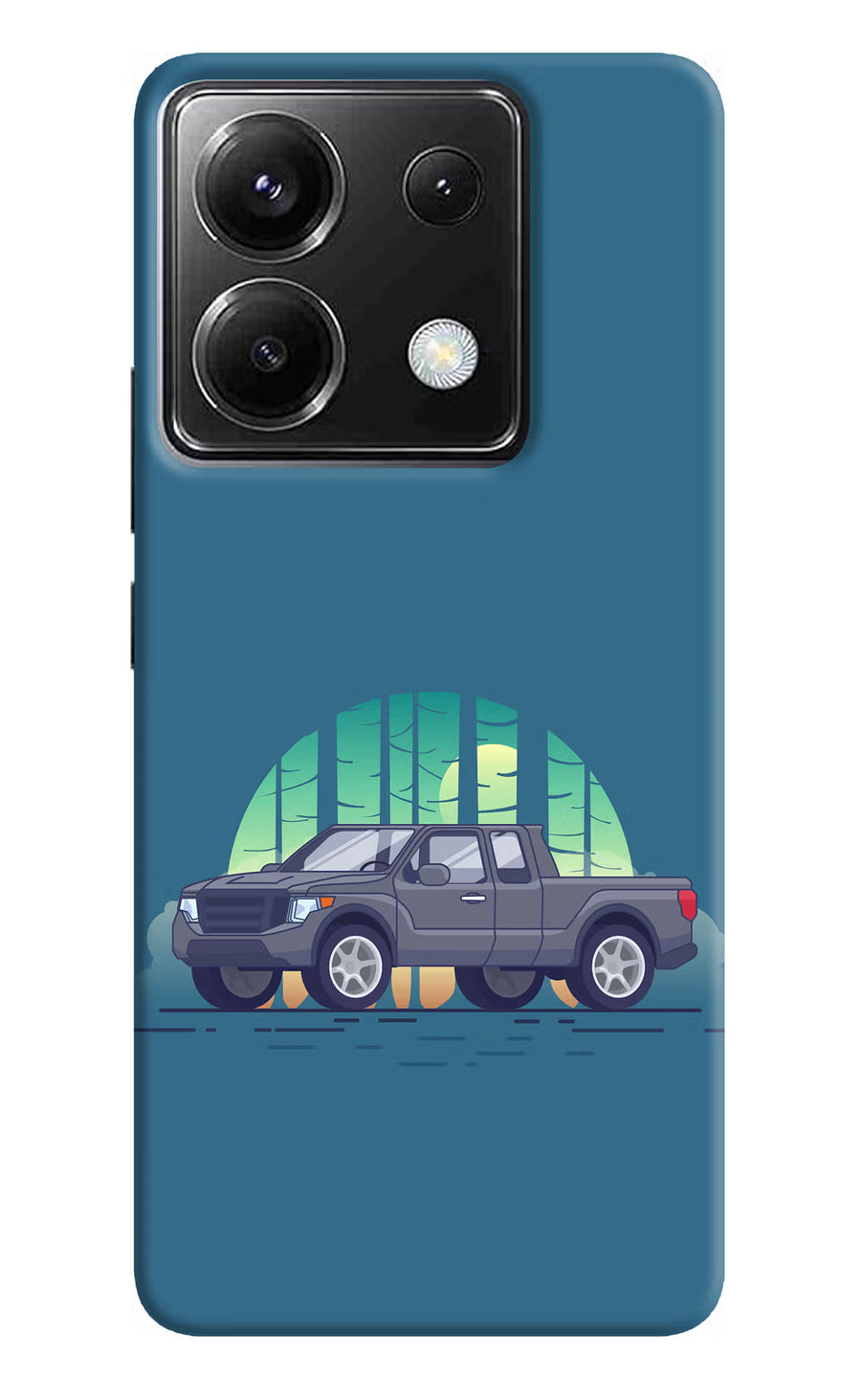 Retro Garage Vibe Poco X6 Back Cover, Hard case