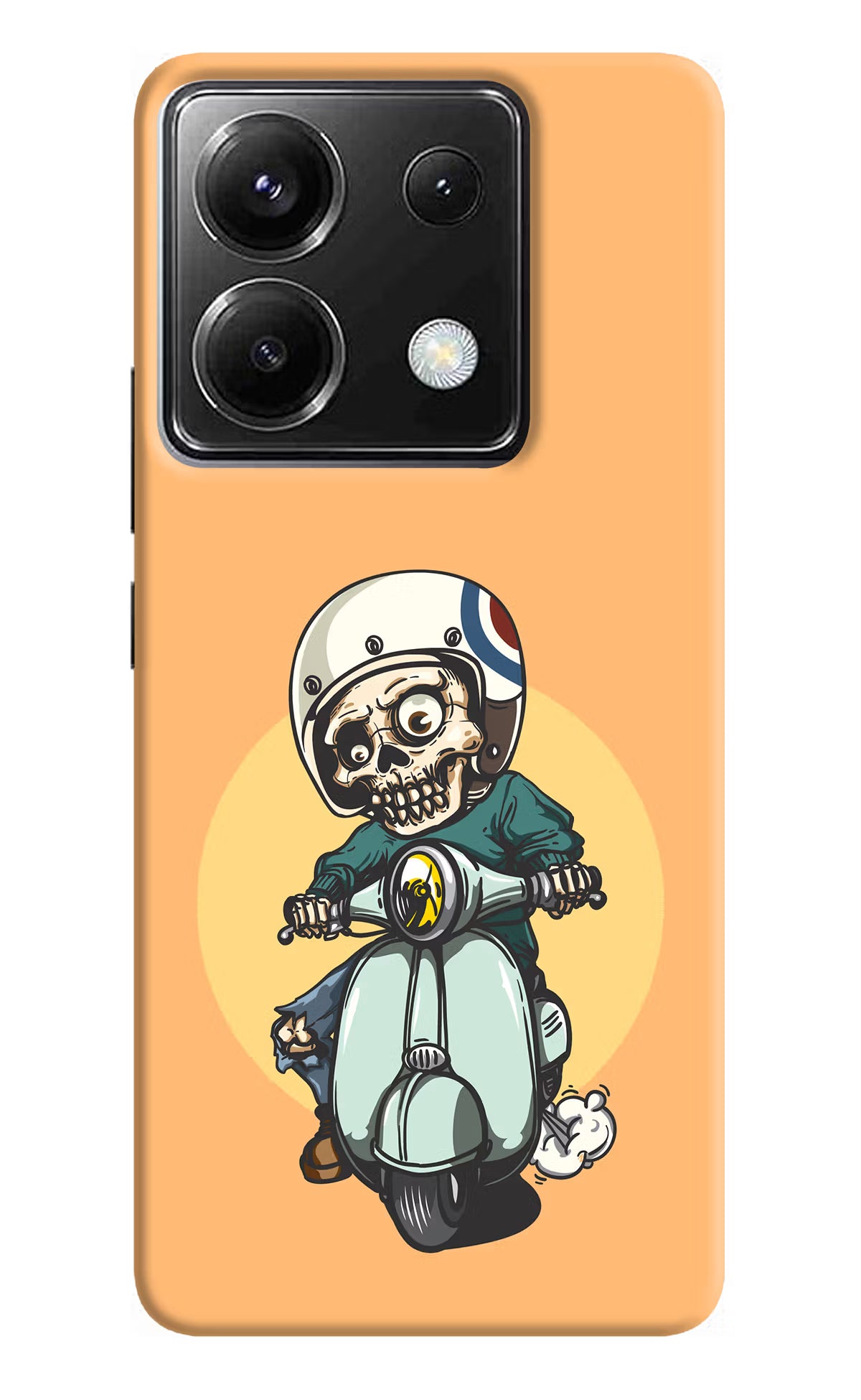 Undead Biker Poco X6 Back Cover