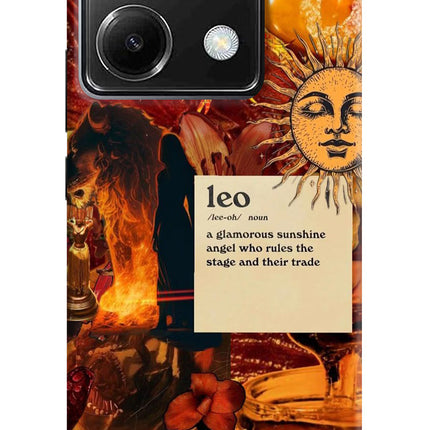 Leo Zodiac Poco X6 Hard Case Back Cover by Casekaro
