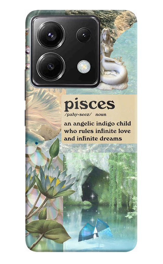 Pisces Zodiac Poco X6 Hard Case Back Cover by Casekaro