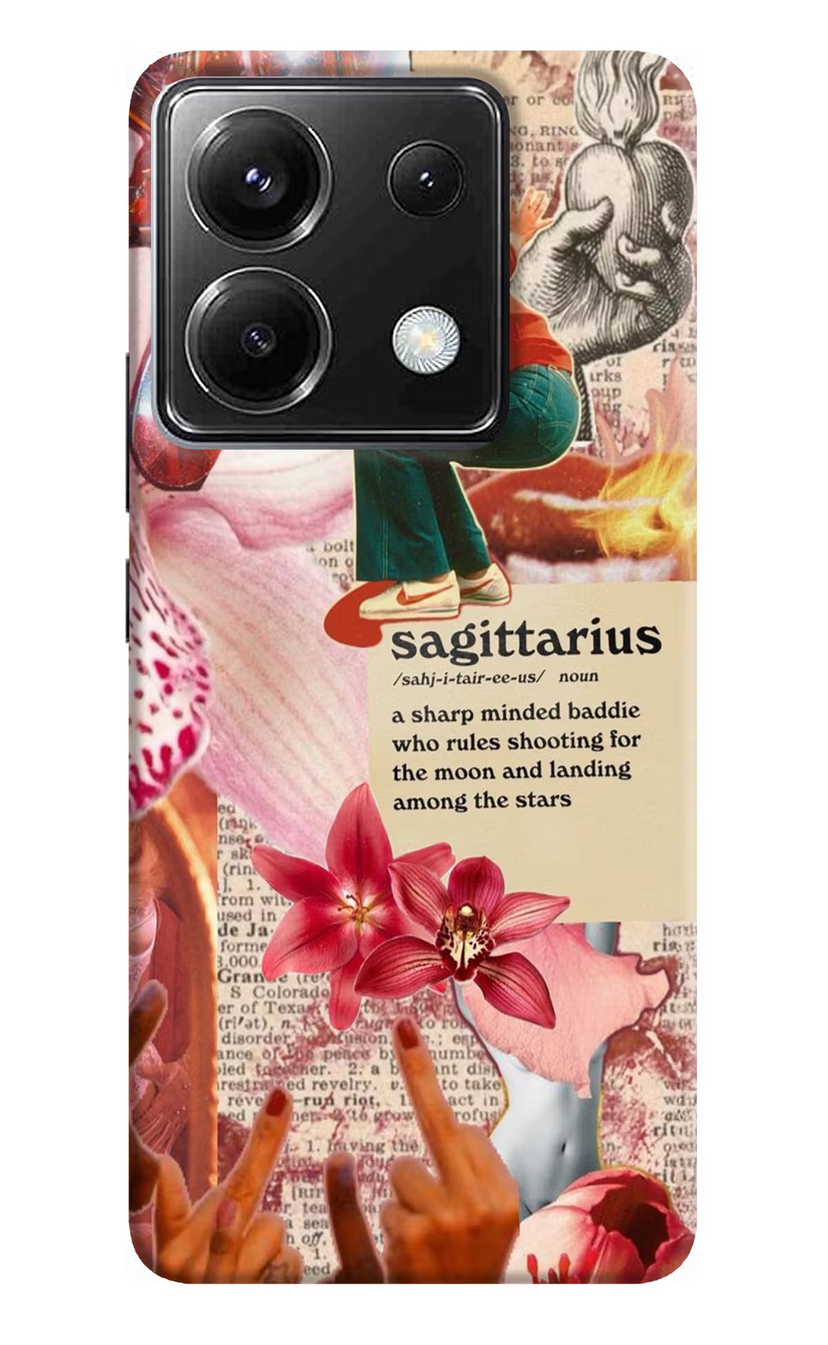 Sagittarius Zodiac Poco X6 Hard Case Back Cover by Casekaro