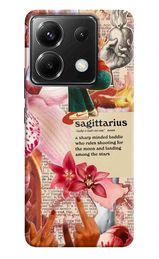Sagittarius Zodiac Poco X6 Hard Case Back Cover by Casekaro