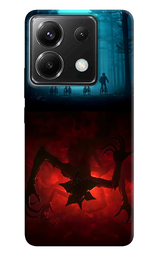 Ordinary Things Downside Up Poco X6 Hard Case Back Cover by Casekaro