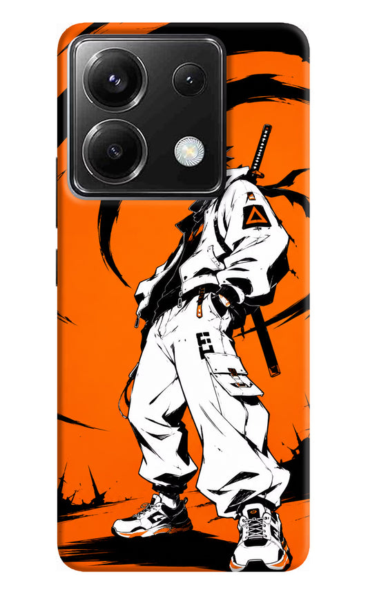 Street Samurai  Poco X6 Hard Case Back Cover by Casekaro