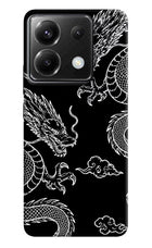 Twin Dragons Poco X6 Hard Case Back Cover by Casekaro