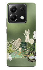 Aesthetic anime Poco X6 Hard Case Back Cover by Casekaro