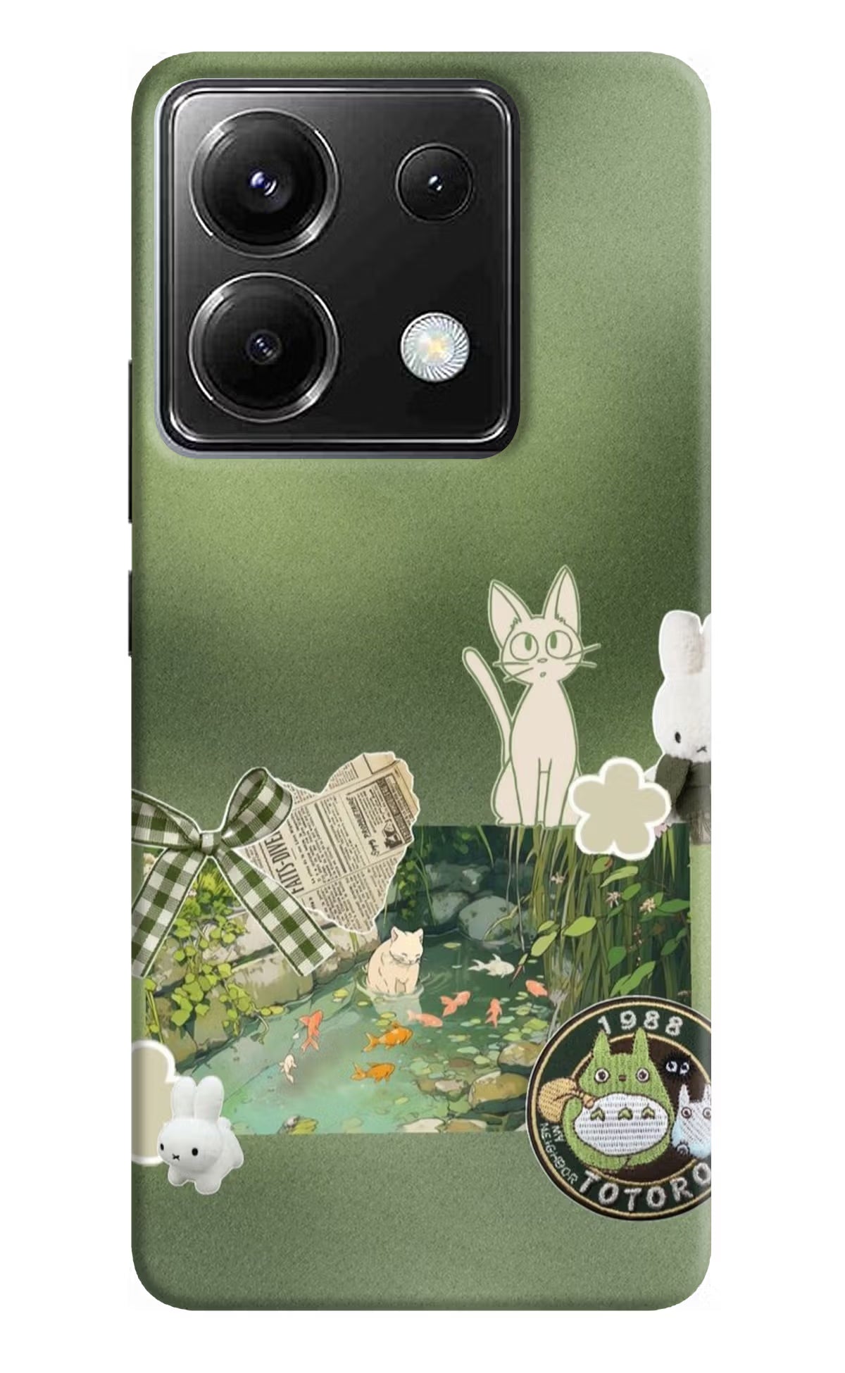 Aesthetic anime Poco X6 Back Cover