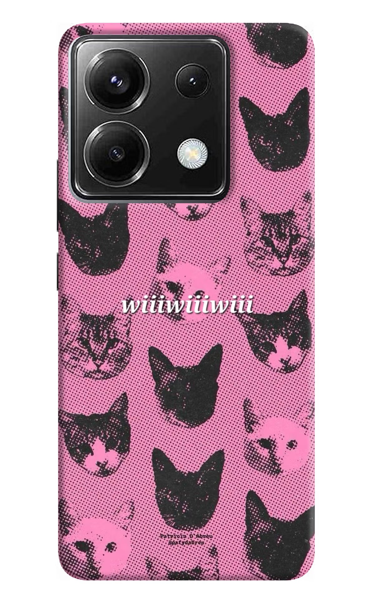 Pink Cats Poco X6 Back Cover