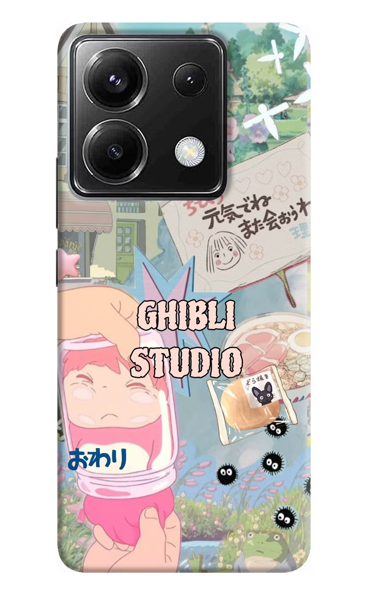 Studio Ghibli Poco X6 Back Cover