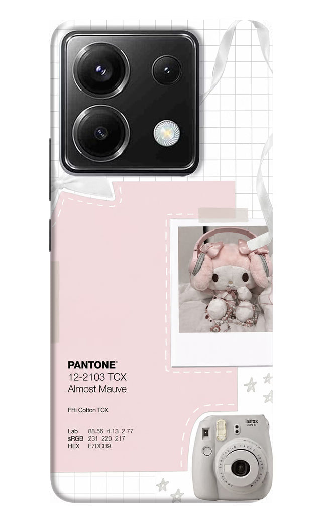 Pantone Asthetic Poco X6 Hard Case Back Cover by Casekaro