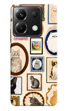 Mirror Cats Poco X6 Hard Case Back Cover by Casekaro