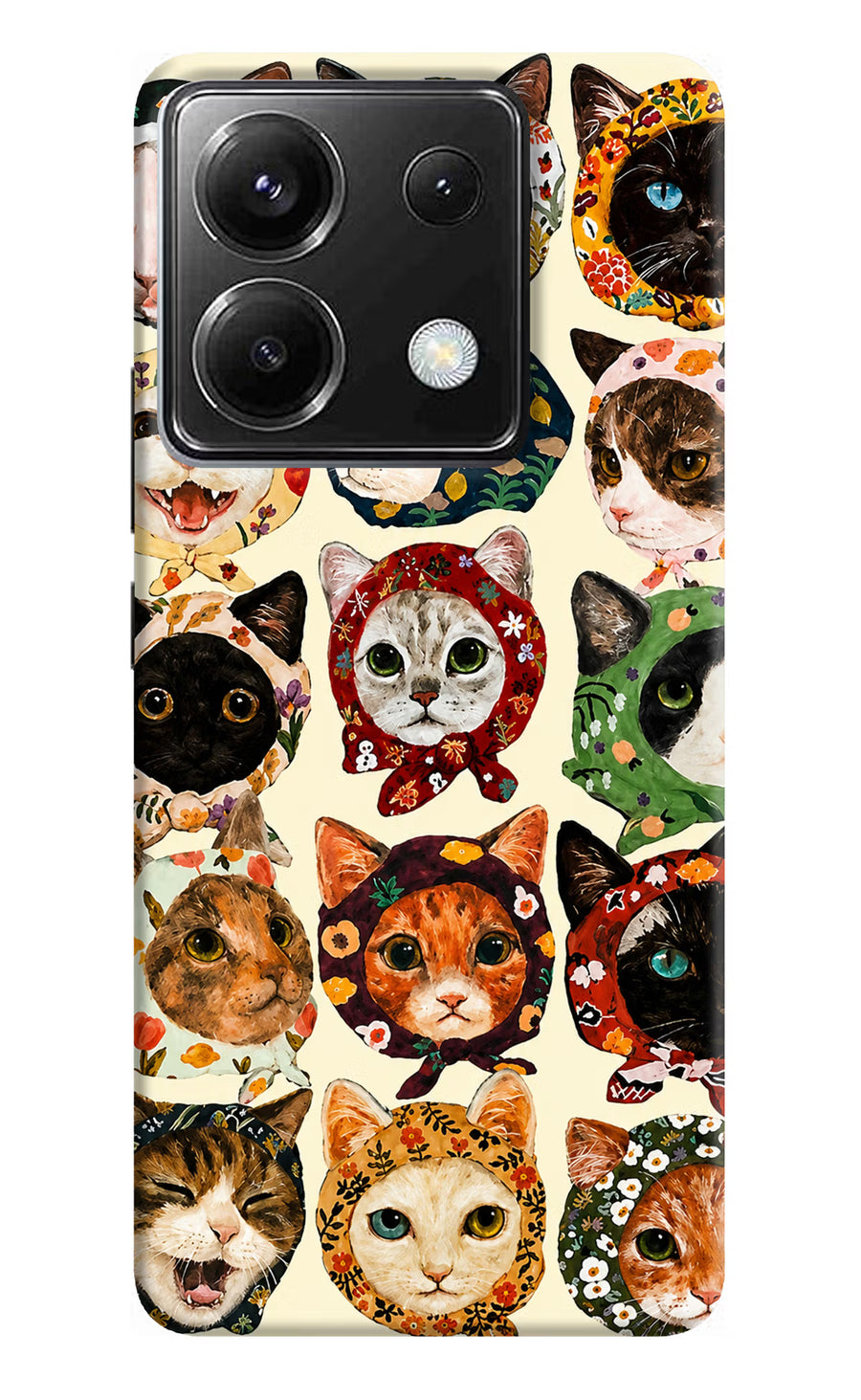 Cool Cat Poco X6 Back Cover, Hard case