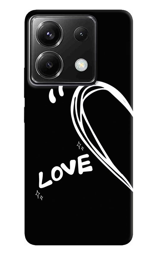 Love Line Poco X6 Hard Case Back Cover by Casekaro
