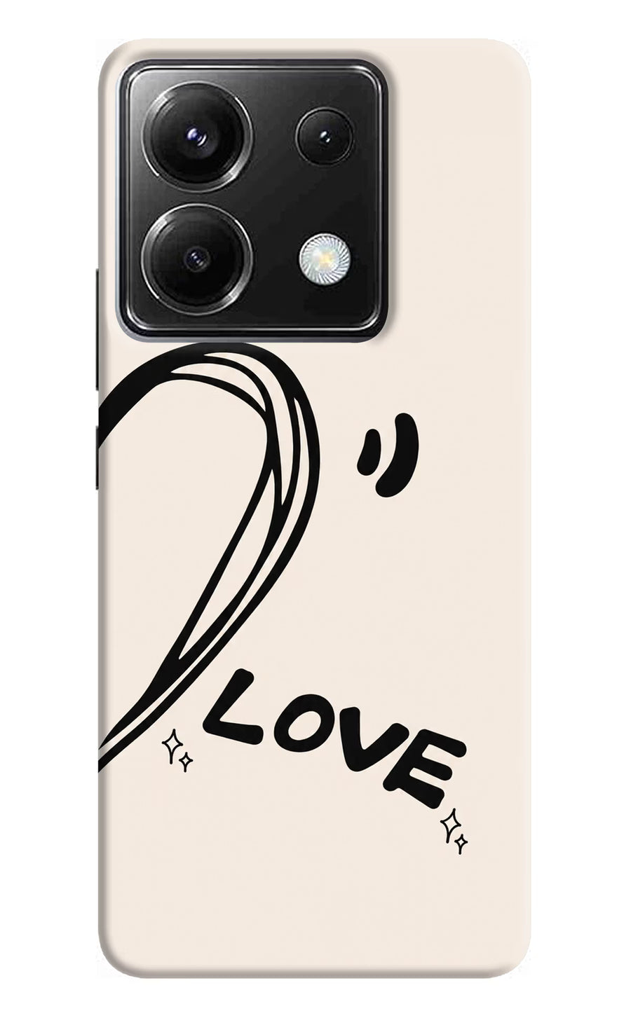 Soul Line Poco X6 Back Cover, Hard case